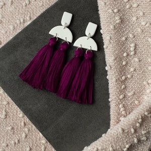 Hand made clay earrings 🤩